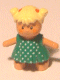 Minifig No: 31312pb01 Name: Duplo Figure Doll, Anna's Baby, Green Polka Dot Dress Minifig No: 31312pb01 Name: Duplo Figure Doll, Anna's Baby, Green Polka Dot Dress