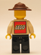Minifig No: adv010a Name: Johnny Thunder (Desert) with LEGO Logo on Back Minifig No: adv010a Name: Johnny Thunder (Desert) with LEGO Logo on Back