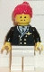 Minifig No: air015 Name: Airport - Pilot, White Legs, Red Ponytail Hair Minifig No: air015 Name: Airport - Pilot, White Legs, Red Ponytail Hair