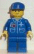 Minifig No: air018 Name: Airport - Blue, Blue Legs, Blue Cap Minifig No: air018 Name: Airport - Blue, Blue Legs, Blue Cap