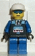 Minifig No: arc004 Name: Arctic - Black, White Cap Minifig No: arc004 Name: Arctic - Black, White Cap