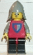 Minifig No: cas074 Name: Classic - Knight, Shield Red/Gray, Black Legs with Red Hips, Light Gray Neck-Protector Minifig No: cas074 Name: Classic - Knight, Shield Red/Gray, Black Legs with Red Hips, Light Gray Neck-Protector