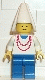 Minifig No: cas096 Name: Maiden with Necklace - Blue Legs, White Cone Hat Minifig No: cas096 Name: Maiden with Necklace - Blue Legs, White Cone Hat