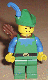 Minifig No: cas132a Name: Forestman - Blue, Green Hat, Blue Feather, Quiver (Set 6077) Minifig No: cas132a Name: Forestman - Blue, Green Hat, Blue Feather, Quiver (Set 6077)