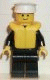 Minifig No: cop030 Name: Police - Zipper with Badge, Black Legs, White Hat, Life Jacket Minifig No: cop030 Name: Police - Zipper with Badge, Black Legs, White Hat, Life Jacket