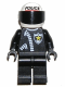 Minifig No: cop043 Name: Police - Zipper with Sheriff Star, White Helmet with Police Pattern, Black Visor, Sunglasses Minifig No: cop043 Name: Police - Zipper with Sheriff Star, White Helmet with Police Pattern, Black Visor, Sunglasses