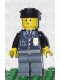 Minifig No: cop050 Name: Police - City Suit with Blue Tie and Badge, Dark Bluish Gray Legs, Black Hat Minifig No: cop050 Name: Police - City Suit with Blue Tie and Badge, Dark Bluish Gray Legs, Black Hat