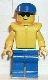 Minifig No: div005 Name: Divers - Boatie 1, Blue Cap, Life Jacket Minifig No: div005 Name: Divers - Boatie 1, Blue Cap, Life Jacket