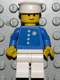 Minifig No: env002 Name: Coast Guard Captain Old Style 4 Buttons - White Hat, Torso Sticker Minifig No: env002 Name: Coast Guard Captain Old Style 4 Buttons - White Hat, Torso Sticker