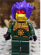 Minifig No: exf014 Name: Ryo - Dark Green Outfit Minifig No: exf014 Name: Ryo - Dark Green Outfit