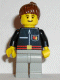 Minifig No: firec012 Name: Fire - Flame Badge and Straight Line, Light Gray Legs, Brown Ponytail Hair Minifig No: firec012 Name: Fire - Flame Badge and Straight Line, Light Gray Legs, Brown Ponytail Hair