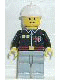 Minifig No: firec021 Name: Fire - Flame Badge and 2 Buttons, Light Bluish Gray Legs, White Fire Helmet Minifig No: firec021 Name: Fire - Flame Badge and 2 Buttons, Light Bluish Gray Legs, White Fire Helmet