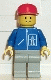 Minifig No: hgh001 Name: Highway Pattern - Light Gray Legs, Red Cap Minifig No: hgh001 Name: Highway Pattern - Light Gray Legs, Red Cap