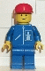 Minifig No: hgh004 Name: Highway Pattern - Blue Legs, Red Cap Minifig No: hgh004 Name: Highway Pattern - Blue Legs, Red Cap