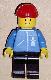 Minifig No: hgh010 Name: Highway Pattern - Black Legs, Red Construction Helmet Minifig No: hgh010 Name: Highway Pattern - Black Legs, Red Construction Helmet