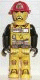 Minifig No: js001 Name: Fireman in Hat #01 Minifig No: js001 Name: Fireman in Hat #01