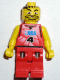 Minifig No: nba044 Name: NBA player, Number 4 with Red Legs Minifig No: nba044 Name: NBA player, Number 4 with Red Legs