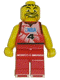 Minifig No: nba044a Name: NBA player, Number 4 with Red Non-Spring Legs Minifig No: nba044a Name: NBA player, Number 4 with Red Non-Spring Legs