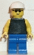 Minifig No: pln048 Name: Plain Black Torso with Yellow Arms, Blue Legs, Sunglasses, White Cap Minifig No: pln048 Name: Plain Black Torso with Yellow Arms, Blue Legs, Sunglasses, White Cap