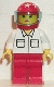Minifig No: rac010 Name: Shirt with 2 Pockets, Red Legs, Red Helmet 7 White Stars, Trans-Light Blue Visor Minifig No: rac010 Name: Shirt with 2 Pockets, Red Legs, Red Helmet 7 White Stars, Trans-Light Blue Visor