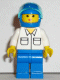 Minifig No: rac011 Name: Shirt with 2 Pockets, Blue Legs, Blue Helmet, Trans-Light Blue Visor Minifig No: rac011 Name: Shirt with 2 Pockets, Blue Legs, Blue Helmet, Trans-Light Blue Visor