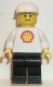Minifig No: shell003 Name: Shell - Classic - Black Legs, White Cap Minifig No: shell003 Name: Shell - Classic - Black Legs, White Cap