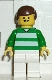 Minifig No: soc002 Name: Soccer Player Green & White Team #4 on Back Minifig No: soc002 Name: Soccer Player Green & White Team #4 on Back