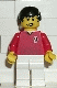 Minifig No: soc088 Name: Soccer Player Red/White Team with shirt #9 Minifig No: soc088 Name: Soccer Player Red/White Team with shirt #9