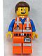 Minifig No: tlm096 Name: Emmet - Lopsided Open Mouth Smile Minifig No: tlm096 Name: Emmet - Lopsided Open Mouth Smile