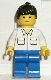 Minifig No: trn005 Name: Shirt with 2 Pockets, Blue Legs, Black Ponytail Hair Minifig No: trn005 Name: Shirt with 2 Pockets, Blue Legs, Black Ponytail Hair