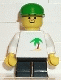 Minifig No: trn079 Name: Palm Tree - Black Short Legs, Green Cap Minifig No: trn079 Name: Palm Tree - Black Short Legs, Green Cap