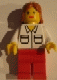 Minifig No: wc029 Name: Shirt with 2 Pockets, Red Legs, Dark Orange Female Hair Minifig No: wc029 Name: Shirt with 2 Pockets, Red Legs, Dark Orange Female Hair