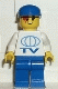 Minifig No: wc4457 Name: TV Logo Large Pattern on Front, Lego Soccer Logo on Back, Blue Legs, Blue Cap Minifig No: wc4457 Name: TV Logo Large Pattern on Front, Lego Soccer Logo on Back, Blue Legs, Blue Cap