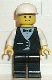 Minifig No: wtr004 Name: Town Vest Formal - Race Official, White Cap Minifig No: wtr004 Name: Town Vest Formal - Race Official, White Cap