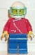Minifig No: zip013 Name: Jacket with Zipper - Red, Blue Legs, White Helmet, Trans-Light Blue Visor Minifig No: zip013 Name: Jacket with Zipper - Red, Blue Legs, White Helmet, Trans-Light Blue Visor