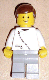 Minifig No: zip029 Name: Jacket with Zipper - White, Light Gray Legs, Brown Male Hair Minifig No: zip029 Name: Jacket with Zipper - White, Light Gray Legs, Brown Male Hair