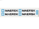 Part No: 1831.1stk01 Name: Sticker for Set 1831-1 - Maersk Line Name and Star (170905) Part No: 1831.1stk01 Name: Sticker for Set 1831-1 - Maersk Line Name and Star (170905)