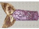 Part No: 51155 Name: Belville Fishtail for Child with Gold Fins, Dark Pink Spots, Silver Overlay Pattern Part No: 51155 Name: Belville Fishtail for Child with Gold Fins, Dark Pink Spots, Silver Overlay Pattern