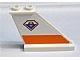 Part No: 2340pb042R Name: Tail 4 x 1 x 3 with Coast Guard Pattern on Right Side (Sticker) - Set 7738 Part No: 2340pb042R Name: Tail 4 x 1 x 3 with Coast Guard Pattern on Right Side (Sticker) - Set 7738