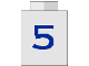 Part No: 3005pt5 Name: Brick 1 x 1 with Blue '5' Pattern Part No: 3005pt5 Name: Brick 1 x 1 with Blue '5' Pattern