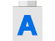 Part No: 3005ptAb Name: Brick 1 x 1 with Blue 'A' Pattern (Bold Font) Part No: 3005ptAb Name: Brick 1 x 1 with Blue 'A' Pattern (Bold Font)
