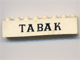 Part No: 3008pb012 Name: Brick 1 x 8 with Black 'TABAK' Pattern Part No: 3008pb012 Name: Brick 1 x 8 with Black 'TABAK' Pattern
