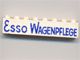 Part No: 3008pb015 Name: Brick 1 x 8 with Blue 'ESSO WAGENPFLEGE' Pattern Part No: 3008pb015 Name: Brick 1 x 8 with Blue 'ESSO WAGENPFLEGE' Pattern