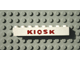 Part No: 3008pb057 Name: Brick 1 x 8 with Red 'KIOSK' Sans-Serif Thick Pattern Part No: 3008pb057 Name: Brick 1 x 8 with Red 'KIOSK' Sans-Serif Thick Pattern