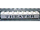 Part No: 3008pb058 Name: Brick 1 x 8 with Black 'THEATER' Serif Pattern Part No: 3008pb058 Name: Brick 1 x 8 with Black 'THEATER' Serif Pattern