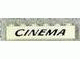 Part No: 3009px7 Name: Brick 1 x 6 with Black 'CINEMA' Slanted Thin Pattern Part No: 3009px7 Name: Brick 1 x 6 with Black 'CINEMA' Slanted Thin Pattern