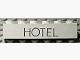 Part No: 3009px9 Name: Brick 1 x 6 with Black 'HOTEL' Pattern Part No: 3009px9 Name: Brick 1 x 6 with Black 'HOTEL' Pattern