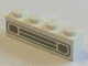 Part No: 3010pb036e Name: Brick 1 x 4 with Car Grille Black Pattern (Embossed Print) Part No: 3010pb036e Name: Brick 1 x 4 with Car Grille Black Pattern (Embossed Print)
