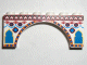 Part No: 3307px1 Name: Brick, Arch 1 x 6 x 2 with Indian Pattern Part No: 3307px1 Name: Brick, Arch 1 x 6 x 2 with Indian Pattern