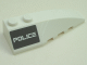 Part No: 41747pb027 Name: Wedge 6 x 2 Right with 'POLICE' on Black Background Pattern (Sticker) - Set 5980 Part No: 41747pb027 Name: Wedge 6 x 2 Right with 'POLICE' on Black Background Pattern (Sticker) - Set 5980